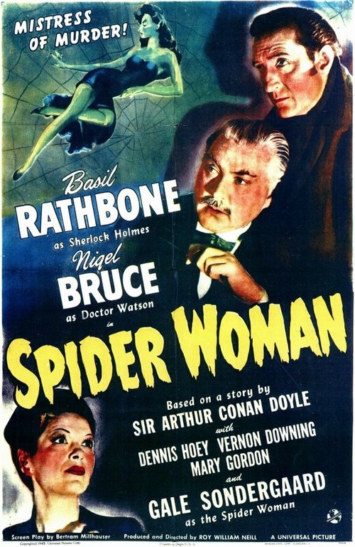 Обложка (Постер) Паучиха / The Spider Woman (1943) SATRip Обложка (Постер) Паучиха / The Spider Woman (1943) SATRip