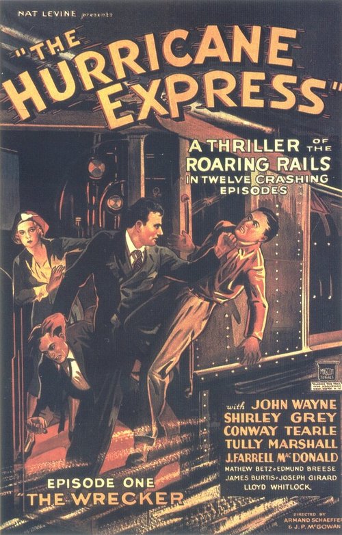 Обложка Поезд едет сквозь ураган / The Hurricane Express (1932) 