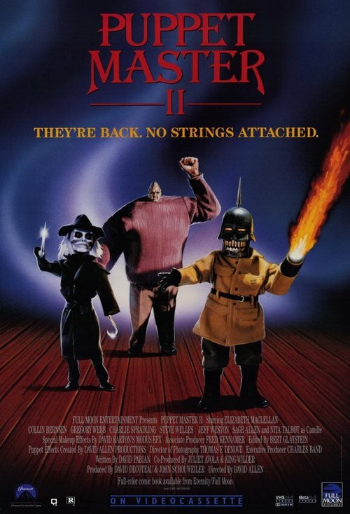 Обложка (Постер) Повелитель кукол 2 / Puppet Master II (1990) HDRip Обложка (Постер) Повелитель кукол 2 / Puppet Master II (1990) HDRip