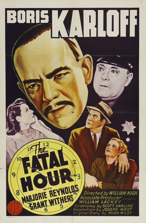 Обложка (Постер) Роковой час / The Fatal Hour (1940) SATRip Обложка (Постер) Роковой час / The Fatal Hour (1940) SATRip
