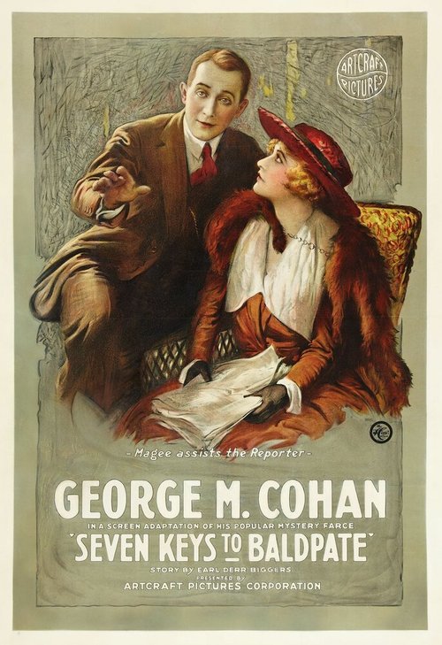 Обложка (Постер) Seven Keys to Baldpate (1917) SATRip