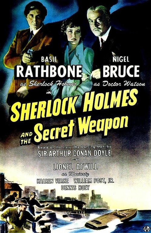 Обложка (Постер) Шерлок Холмс и секретное оружие / Sherlock Holmes and the Secret Weapon (1942) SATRip Обложка (Постер) Шерлок Холмс и секретное оружие / Sherlock Holmes and the Secret Weapon (1942) SATRip