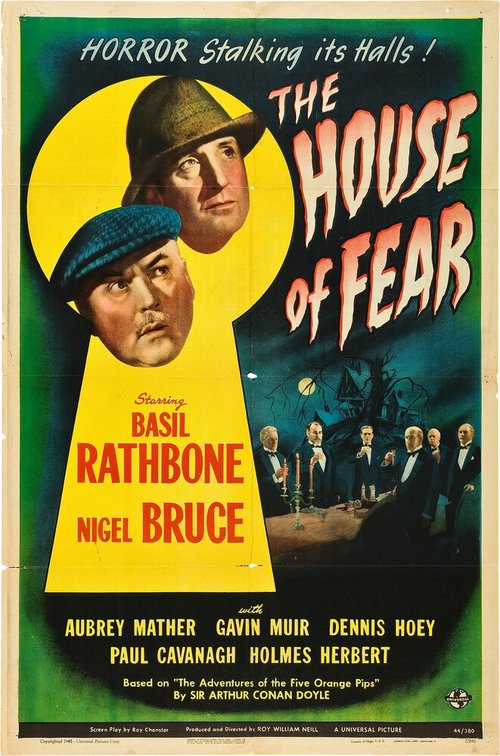 Обложка (Постер) Шерлок Холмс: Замок ужаса / The House of Fear (1945) SATRip Обложка (Постер) Шерлок Холмс: Замок ужаса / The House of Fear (1945) SATRip
