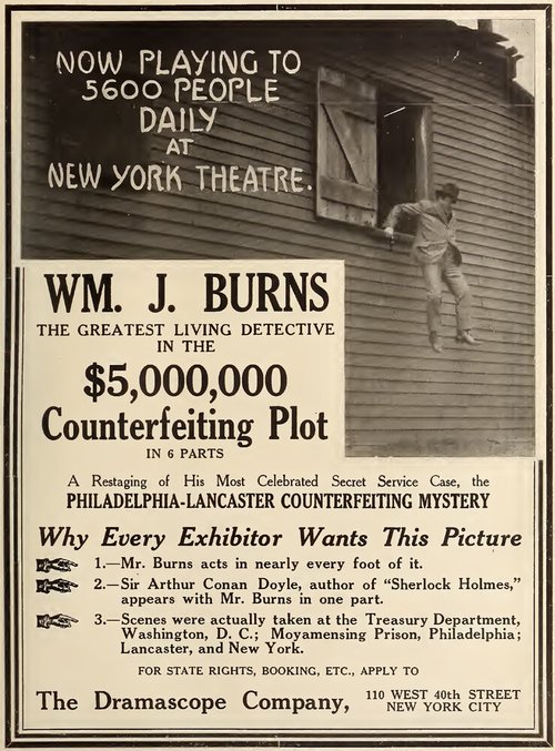 Обложка (Постер) The $5,000,000 Counterfeiting Plot (1914) Обложка (Постер) The $5,000,000 Counterfeiting Plot (1914)