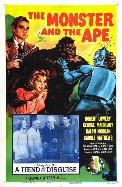 Обложка (Постер) The Monster and the Ape (1945) SATRip Обложка (Постер) The Monster and the Ape (1945) SATRip
