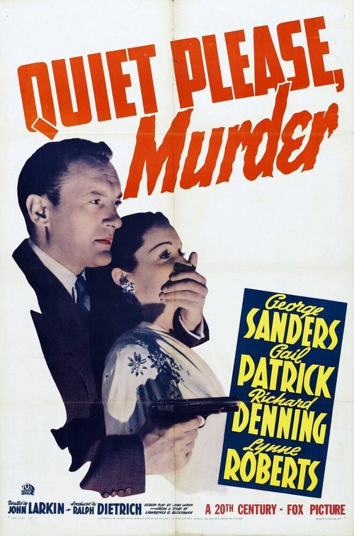 Обложка (Постер) Тихо, пожалуйста: убийство / Quiet Please: Murder (1942) SATRip Обложка (Постер) Тихо, пожалуйста: убийство / Quiet Please: Murder (1942) SATRip