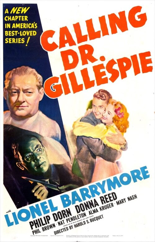 Обложка Вызывая доктора Джиллиспе / Calling Dr. Gillespie (1942) 