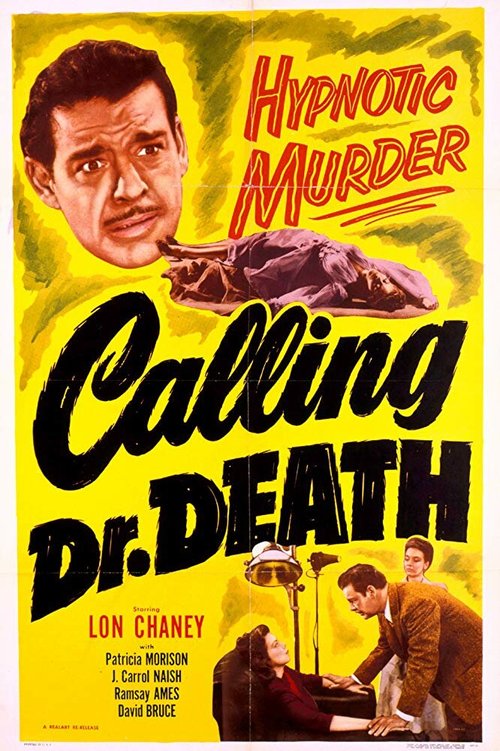 Обложка (Постер) Вызывая доктора Смерть / Calling Dr. Death (1943) SATRip Обложка (Постер) Вызывая доктора Смерть / Calling Dr. Death (1943) SATRip