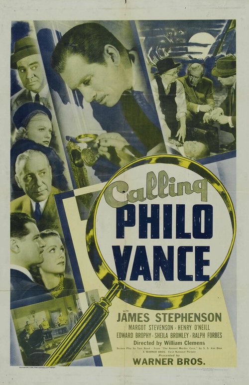 Обложка (Постер) Вызвать Фило Ванса / Calling Philo Vance (1940) SATRip