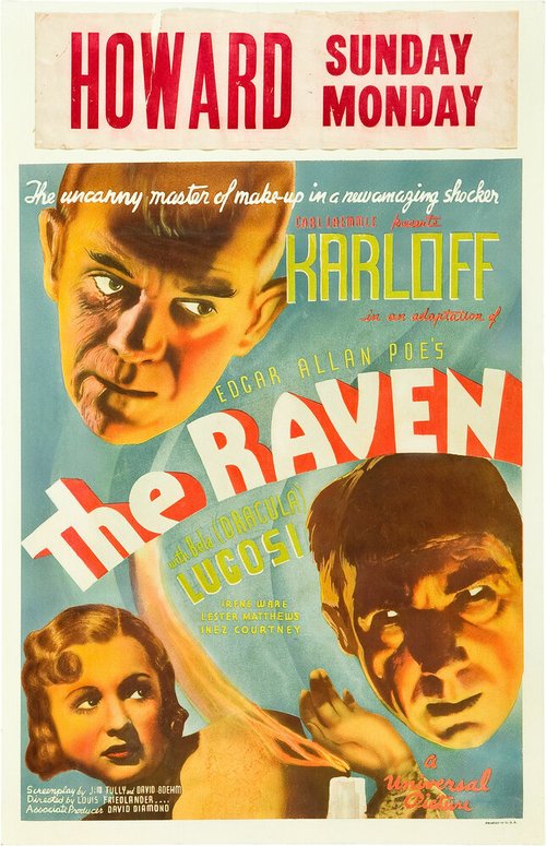 Обложка (Постер) Ворон / The Raven (1935) SATRip Обложка (Постер) Ворон / The Raven (1935) SATRip