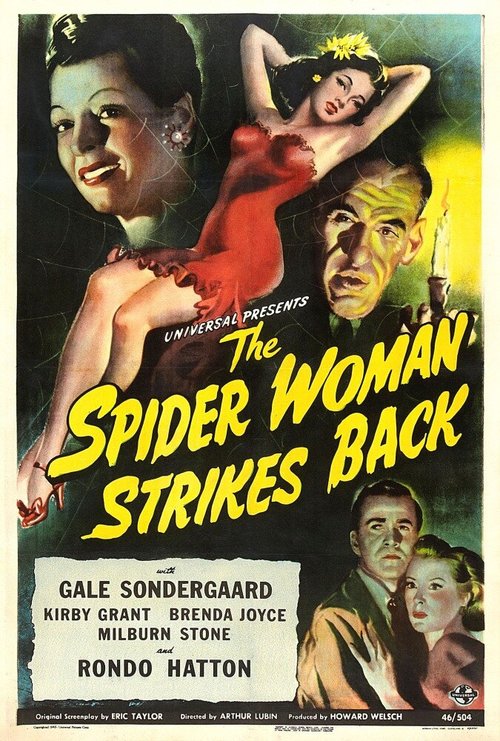 Обложка (Постер) Возвращение женщины-паука / The Spider Woman Strikes Back (1946) SATRip Обложка (Постер) Возвращение женщины-паука / The Spider Woman Strikes Back (1946) SATRip