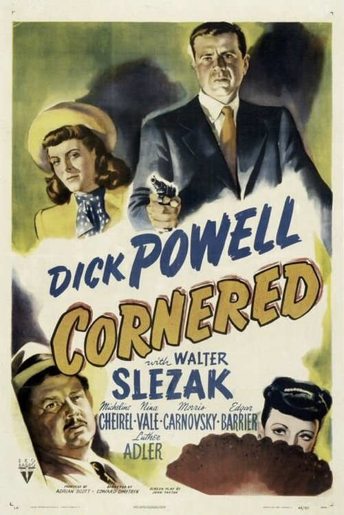 Обложка (Постер) Загнанный в угол / Cornered (1945) SATRip Обложка (Постер) Загнанный в угол / Cornered (1945) SATRip