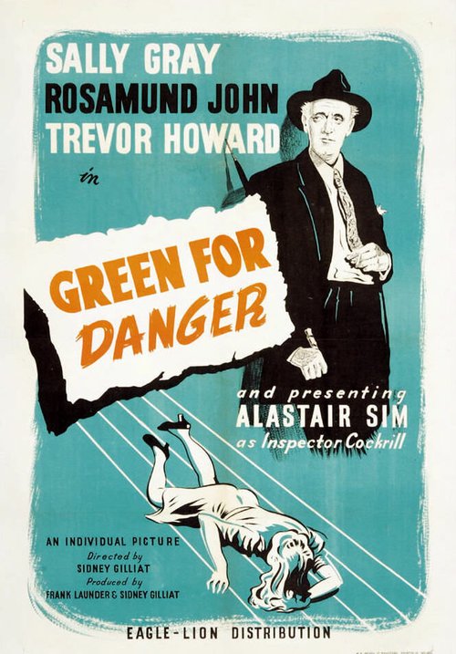 Обложка (Постер) Зеленый значит опасность / Green for Danger (1946) SATRip Обложка (Постер) Зеленый значит опасность / Green for Danger (1946) SATRip